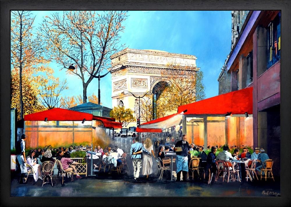 Paul McIntyre - 'Paris Soiree' - Framed Original Art
