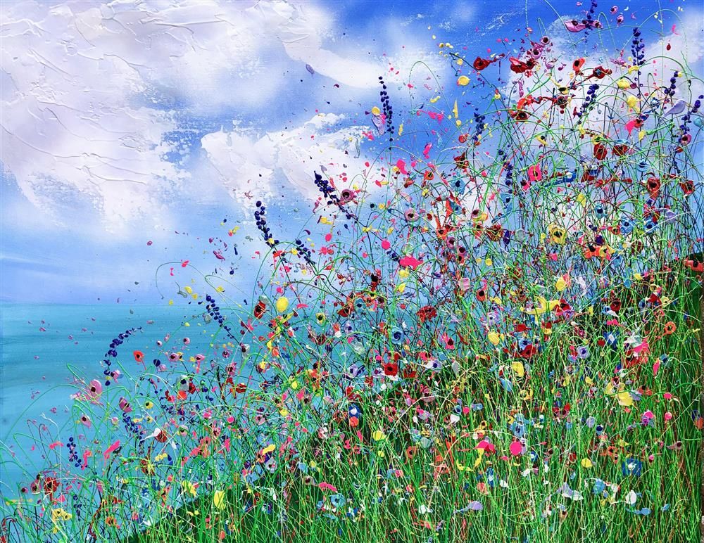 Lisa Pang- 'As The Clouds Move' - Framed Original Artwork