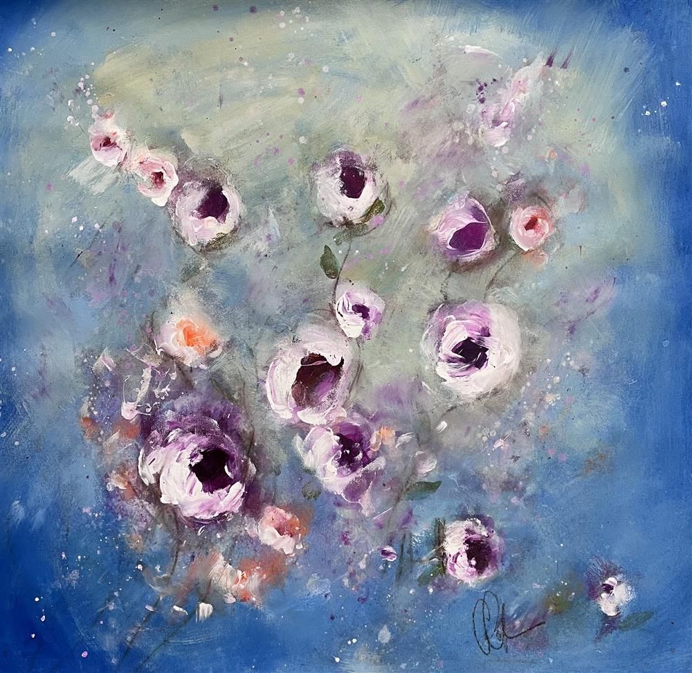 Carrie Clayden - 'Floral Affair' - Framed Original Artwork