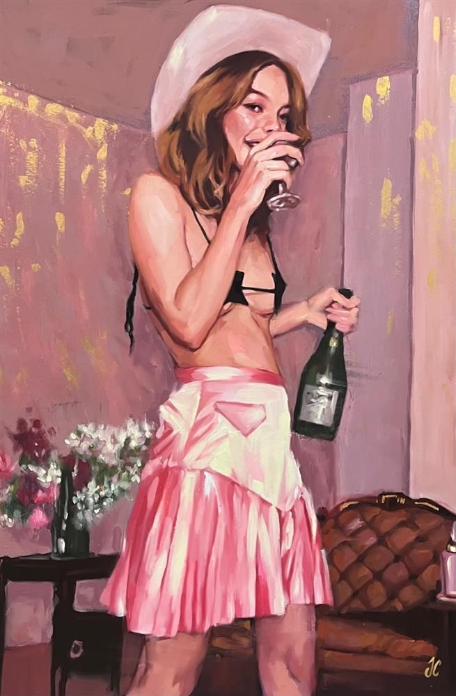 Joss Clapson - 'Party Till Morning' - Framed Original Art