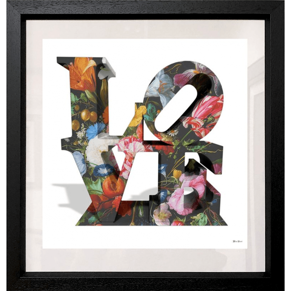 Monica Vincent - 'Love Floral' - Framed Limited Edition Print