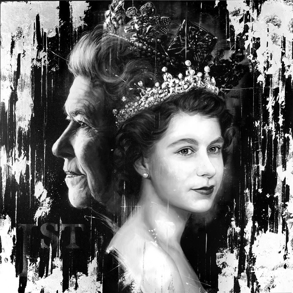 Artwork Celebrating Queen Elizabeth II