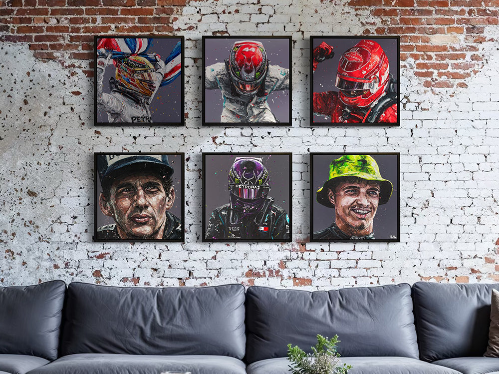 Paul Oz - 'Lando Norris - Silverstone '25" - Wall Of Champions - Mini-Square Edition
