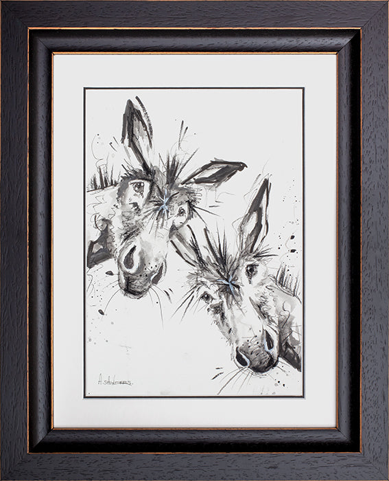 Ashley Saunders - 'Side By Side - Sketch' - Framed Original Art