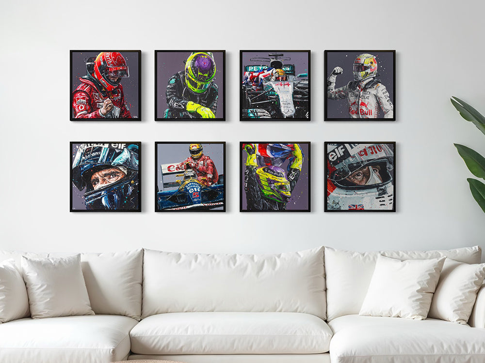 Paul Oz - 'The Calmest Street Fighter' - Wall Of Champions - Mini-Square Edition