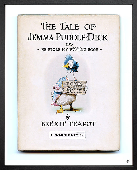 JJ Adams - "He Stole My F%@!ng Eggs" - Framed Animal Farm Edition