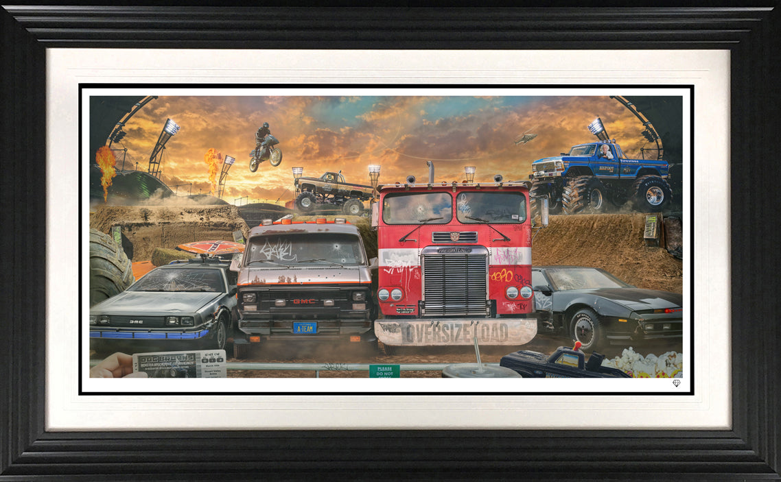 JJ Adams - 'Doc's Monster Slam' - Framed Limited Edition