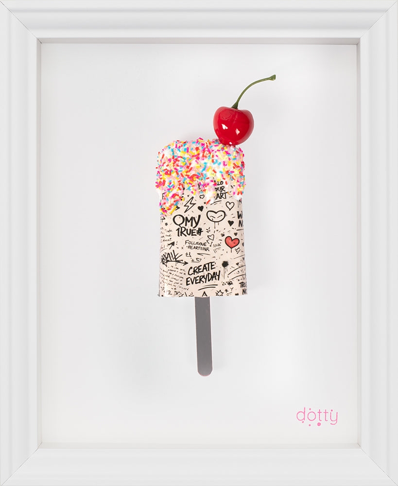 Dotty - 'Urban Melt Series - Original Artwork ' - Framed Resin Installation