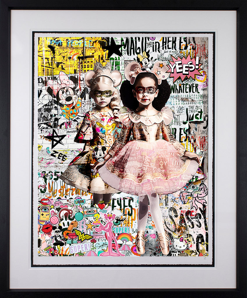 Zee - 'Magic Eyes' - Framed Limited Edition Art