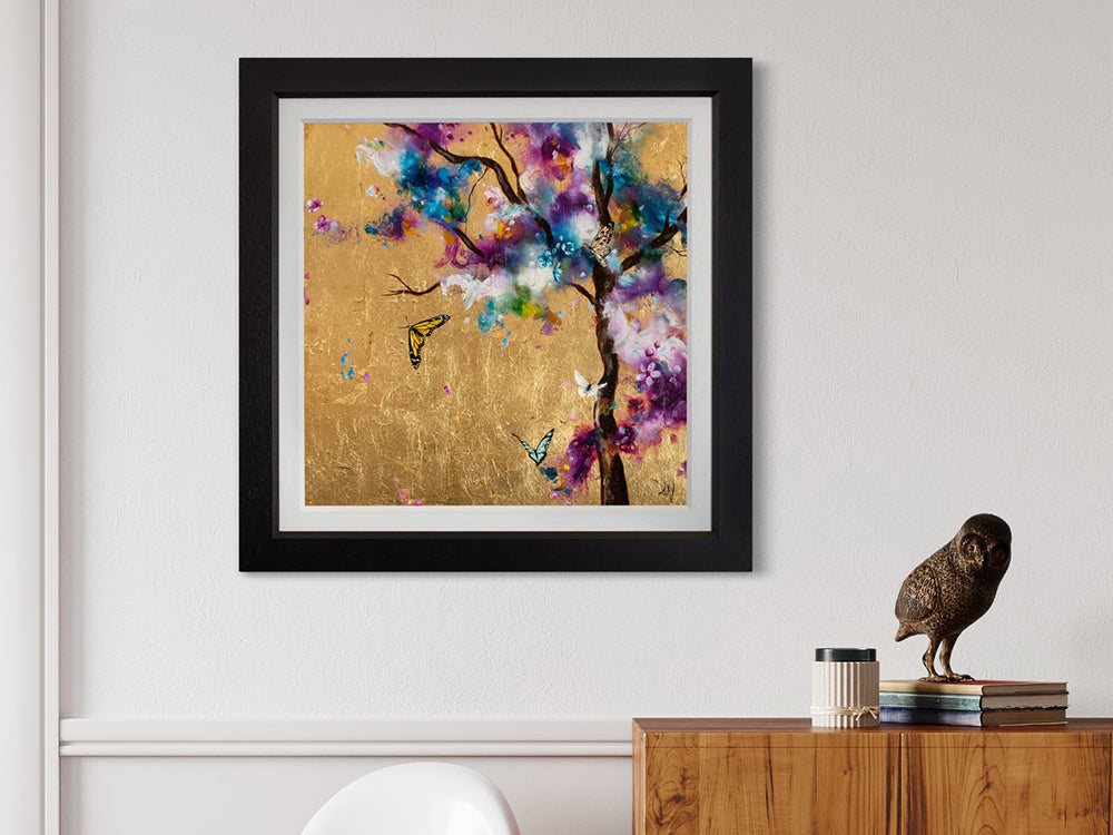 Katy Jade Dobson - 'Golden Glow' - The Alchemy Collection Framed Original
