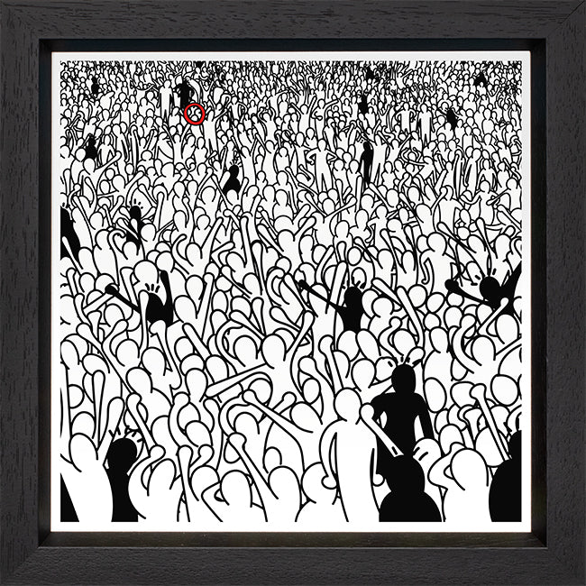 TBOY - 'Listen Without Prejudice (George Michael)' - Keith Haring 12" Album Series - Framed Limited Edition