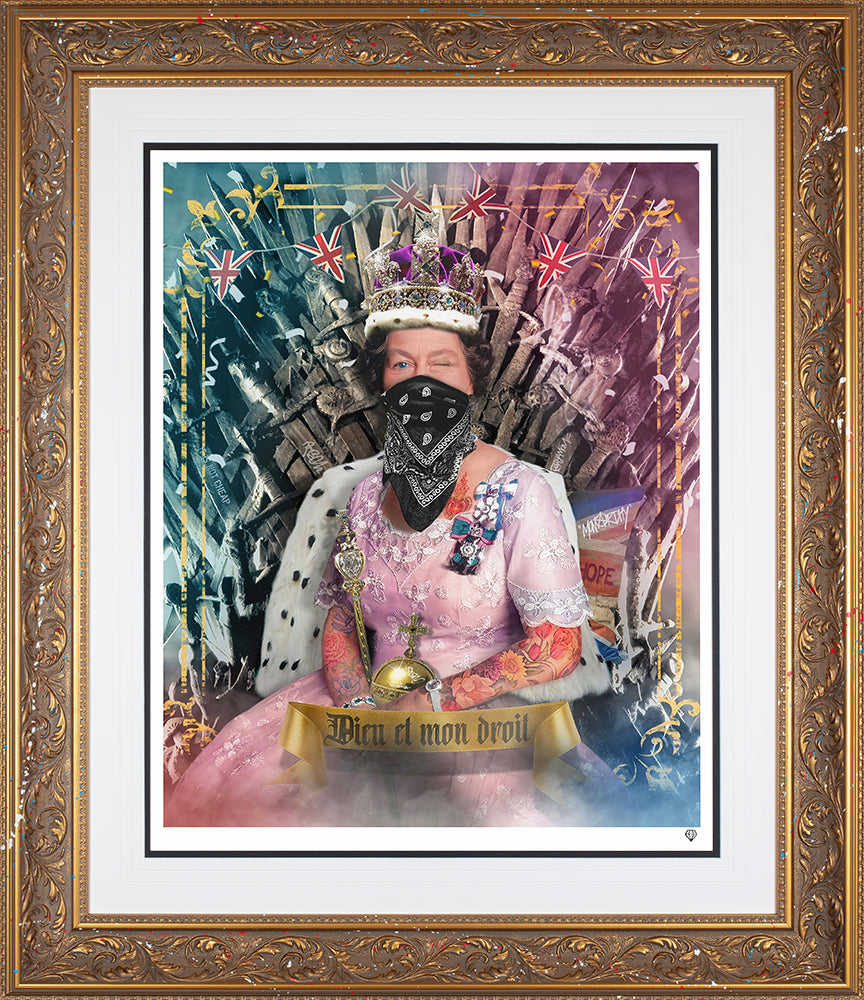 JJ Adams - 'Queen Of Thrones' - Framed Limited Edition
