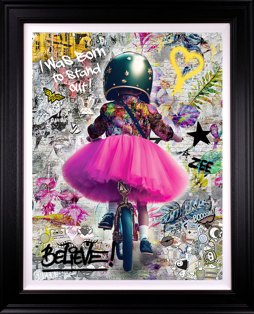 Zee - 'I Was Born To Stand Out' - Framed Limited Edition Art