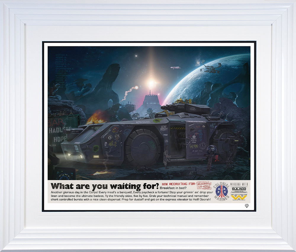 JJ Adams - 'Game Over Man' - Framed Limited Edition