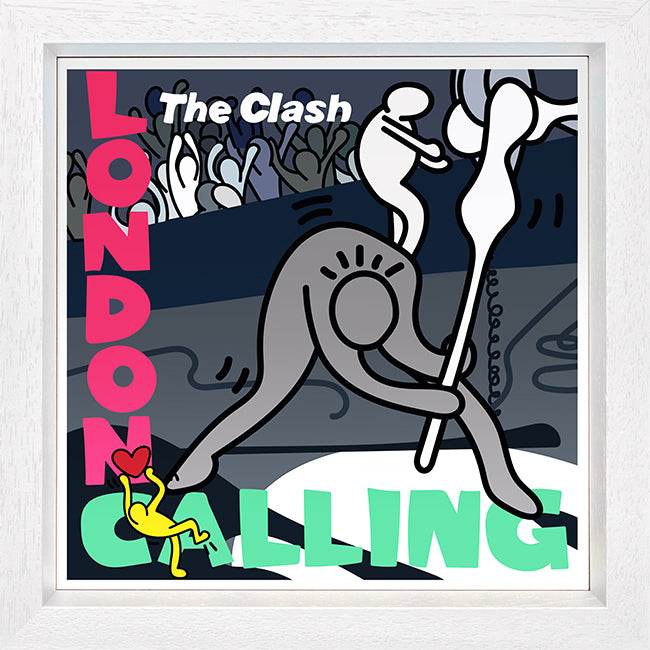 TBOY - 'London Calling (The Clash)' - Keith Haring 12" Album Series - Framed Limited Edition