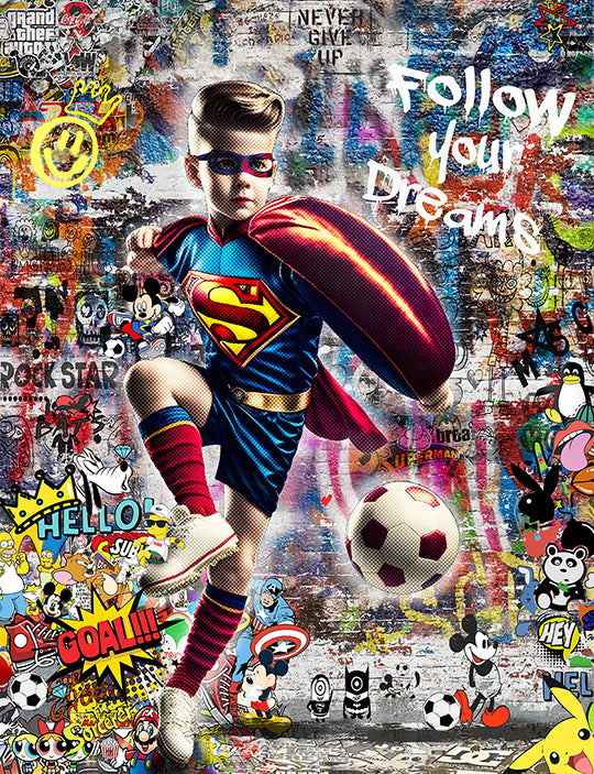 Zee - 'Follow Your Dreams' - Framed Original