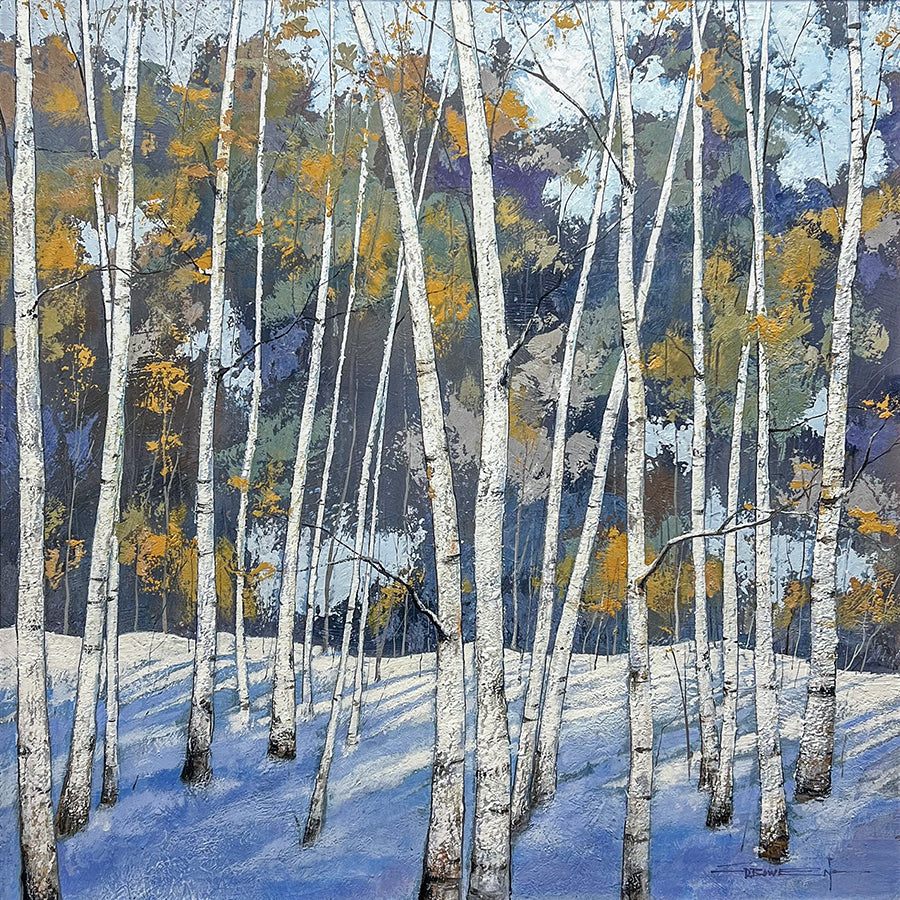 Dale Bowen -  'Woodland Study Of Winter I' - Framed Original Art