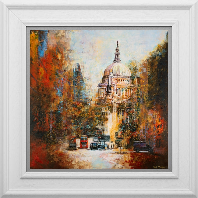 Paul McIntyre - 'St Paul's - From Fleet Street' - Framed Limited Edition