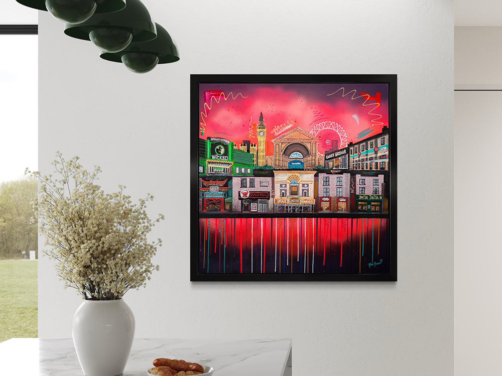 Julie Connor - 'Date Night' - Framed Original Artwork