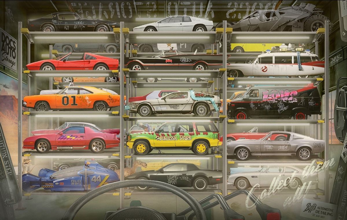 JJ Adams - 'Doc's Auto Storage' - Framed Original Artwork