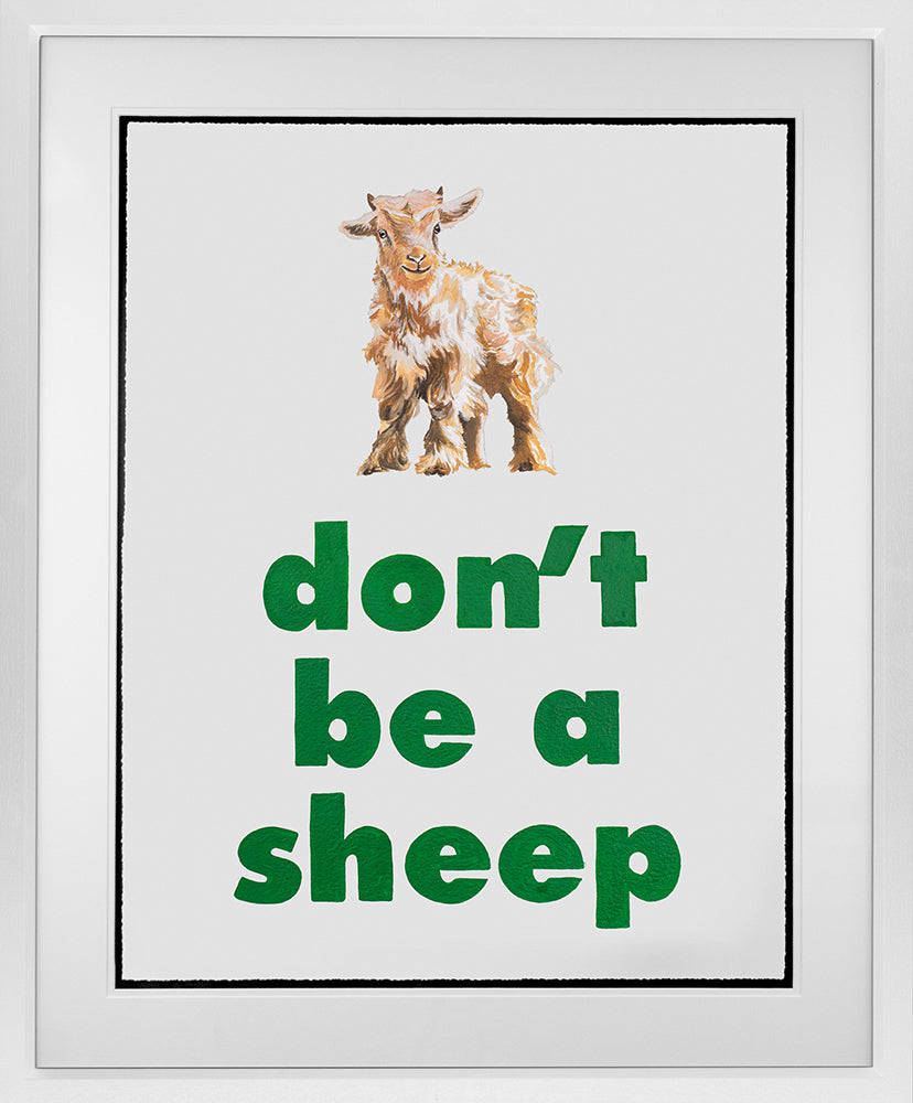 Chess - 'Don't Be A Sheep' - Framed Limited Edition Print