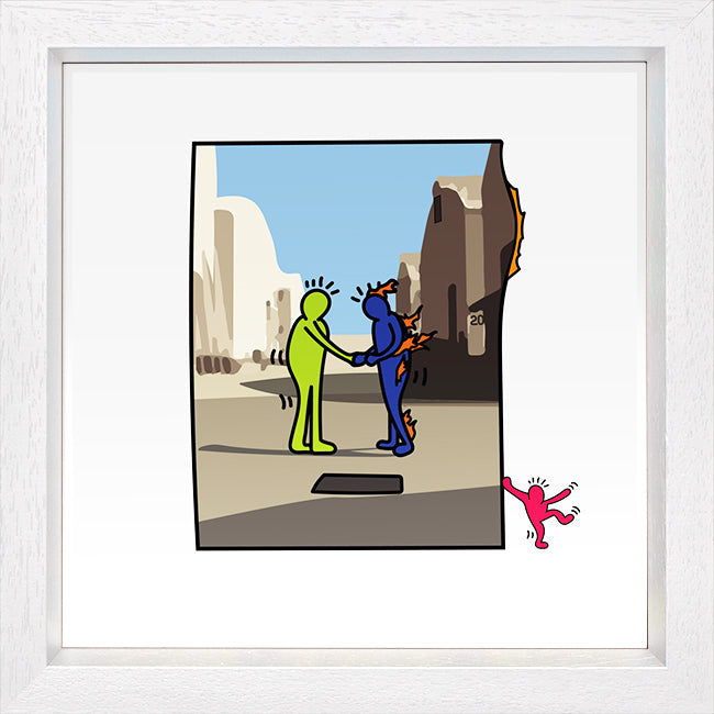 TBOY - 'Wish You Were Here (Pink Floyd)' - Keith Haring 12" Album Series - Framed Limited Edition