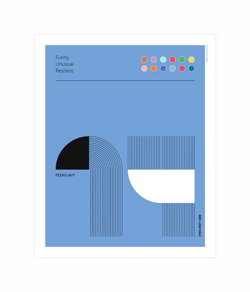 Bernhardt & Cooper Colourcodia - '14th of February' - What's Your Special Date!