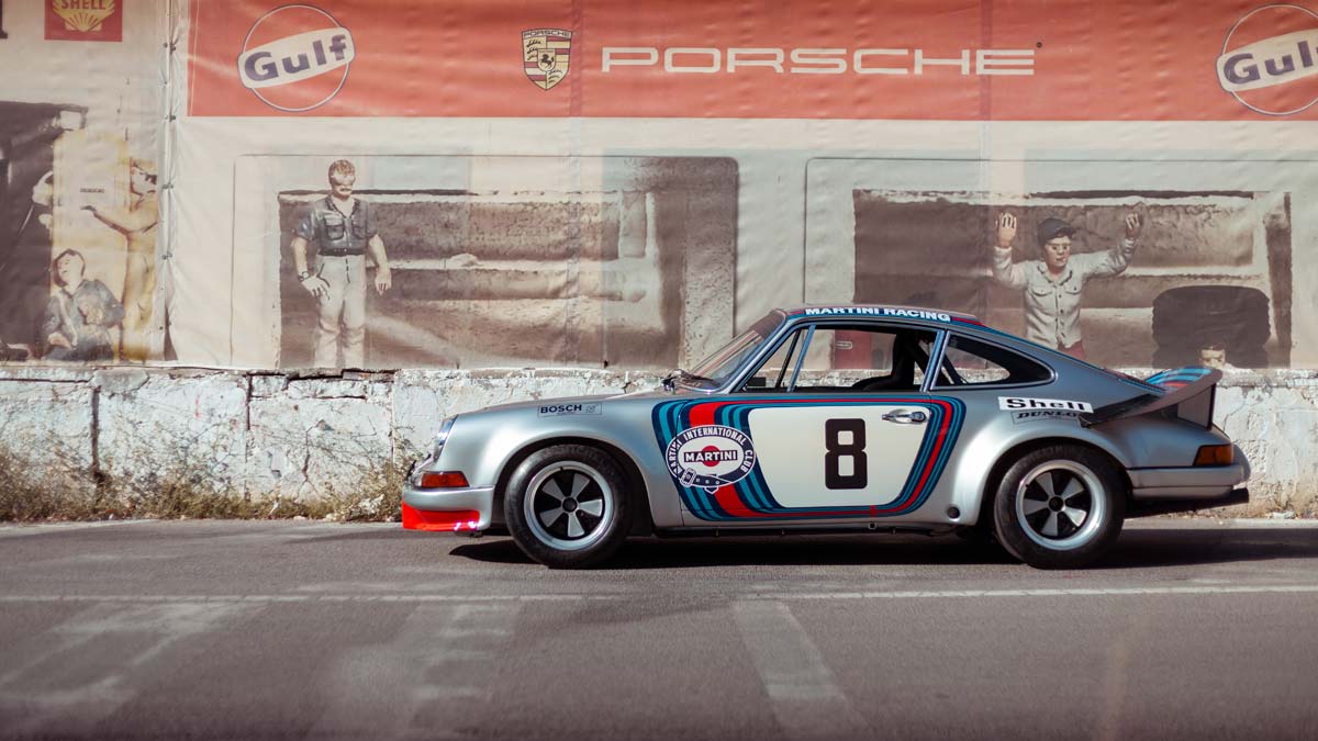 Paul Oz  'The Famous No.8' - Original & Genuine Porsche 911 Panel