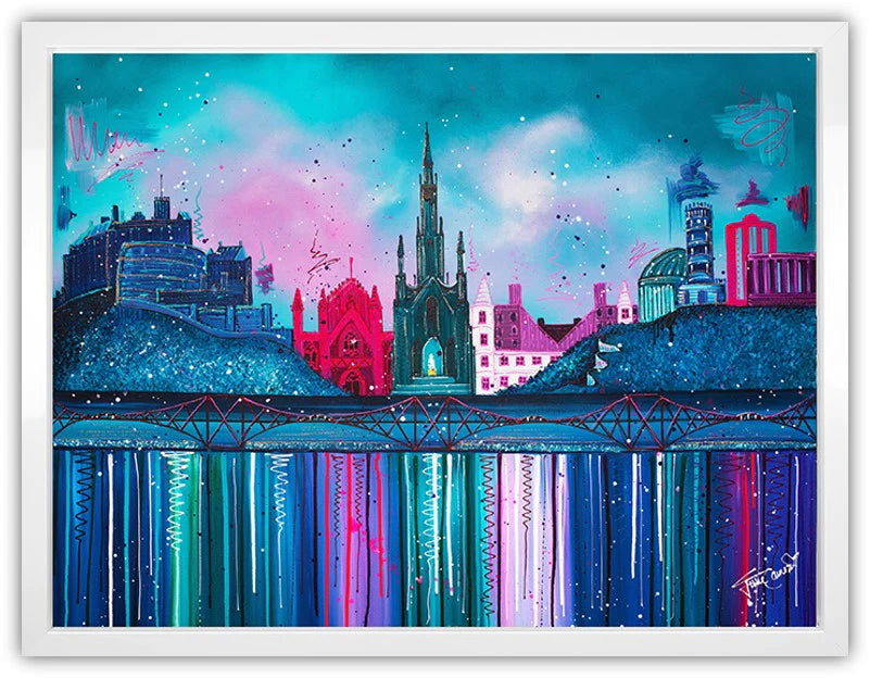 Julie Connor - 'Forever Edinburgh' - Framed Original Artwork