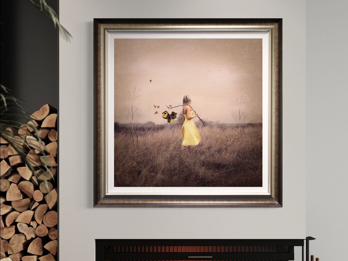 Michelle Mackie - 'Spring In Her Step' - Framed Limited Edition Art