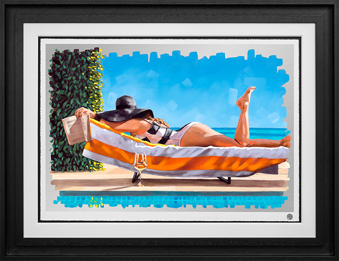 Richard Blunt - 'Two Weeks With Pay' - Framed Limited Edition Art