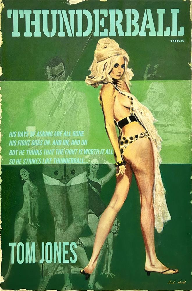 Linda Charles - '1965 - Thunderball' - Framed Original Artwork