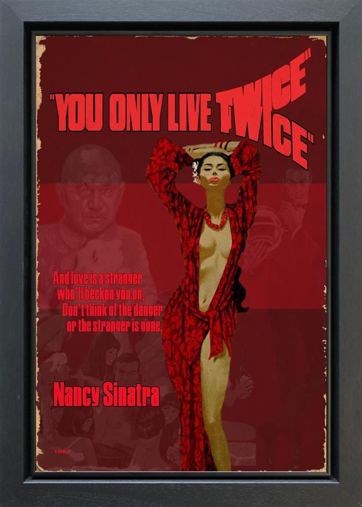 Linda Charles - '1967 -  You Only Live Twice' - Framed Original Artwork
