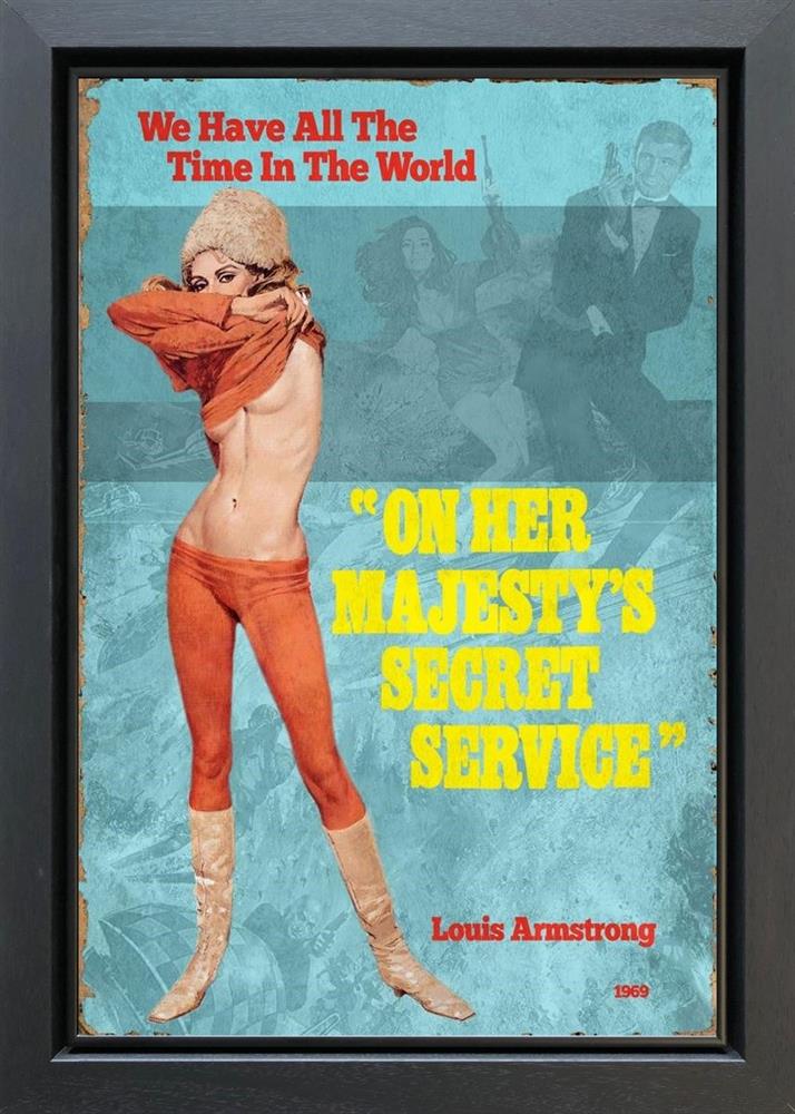 Linda Charles - '1969 - On Her Majesty's Secret Service' - Framed Original Artwork