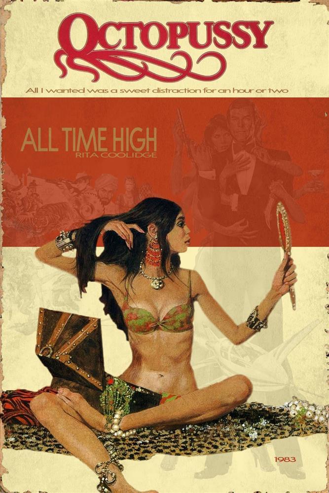 Linda Charles - '1983 - Octopussy ' - Framed Original Artwork