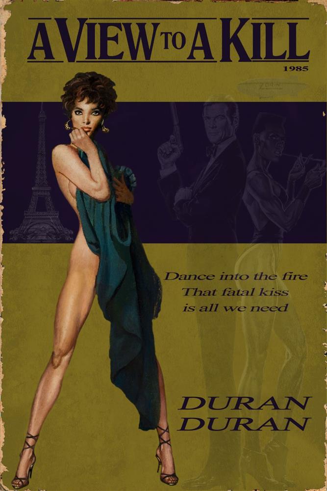 Linda Charles - '1985 - A View To Kill' - Framed Limited Edition