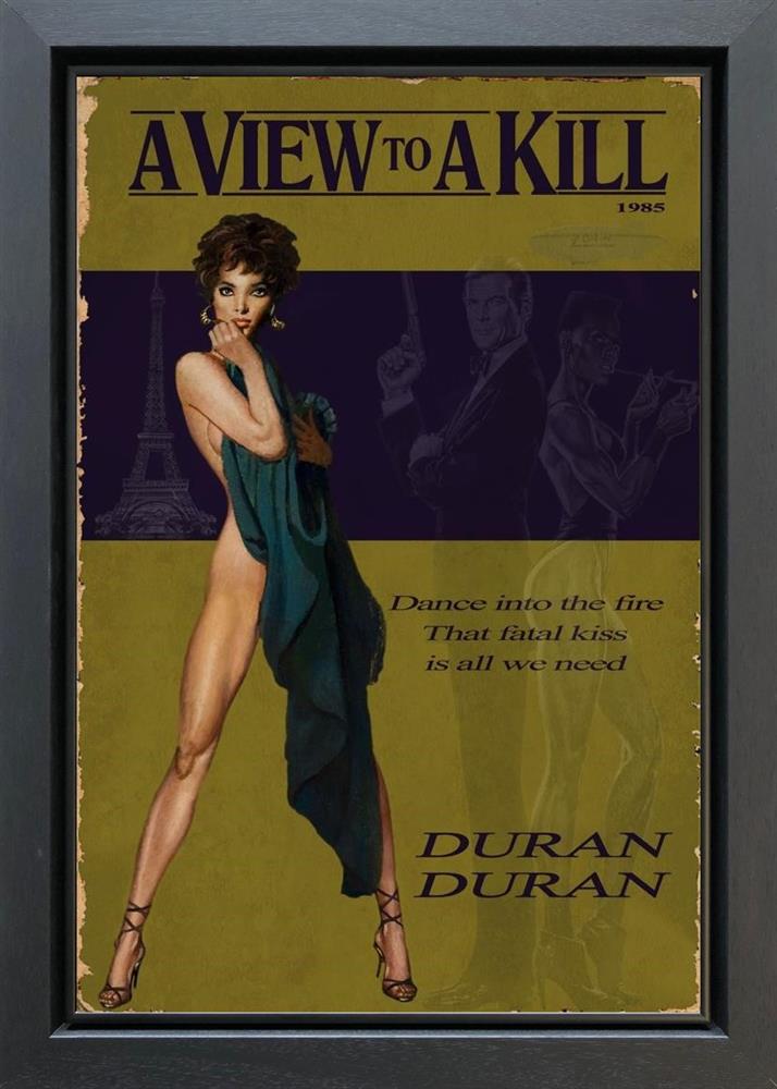 Linda Charles - '1985 - A View To A Kill' - Framed Original Artwork