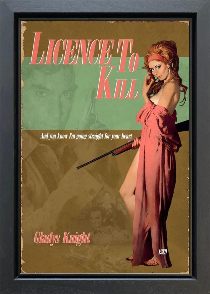 Linda Charles - '1989 - Licence To Kill' - Framed Original Artwork