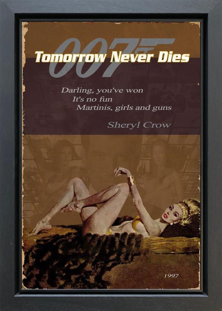 Linda Charles - '1997 - Tomorrow Never Dies' - Framed Original Artwork