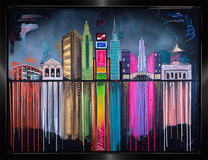 Julie Connor - 'Wanderlust & City Dust' - Framed Original Artwork