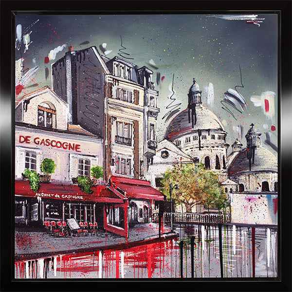 Julie Connor - 'A Montmartre Moment' - Framed Original Artwork