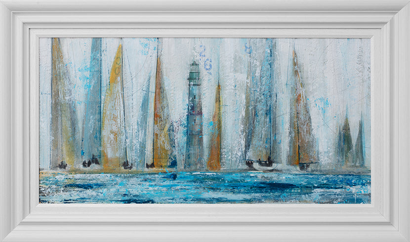 Dale Bowen -  'Racing The Gale I' - Framed Original Art
