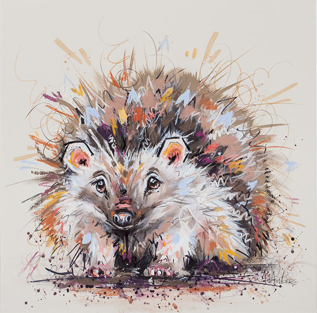 Ashley Saunders -  'Mr Prickles' - Framed Original Artwork