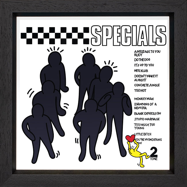 TBOY - 'Specials  (The Specials)' - Keith Haring 12" Album Series - Framed Limited Edition