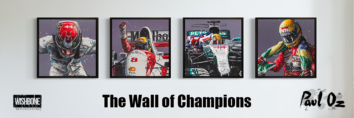 Paul Oz - 'The Calmest Street Fighter' - Wall Of Champions - Mini-Square Edition