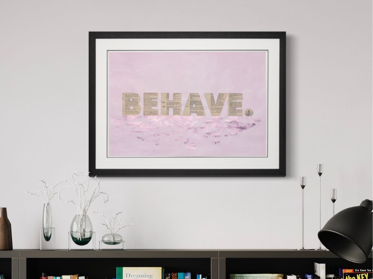 Chess - 'Behave' - Framed Original Artwork