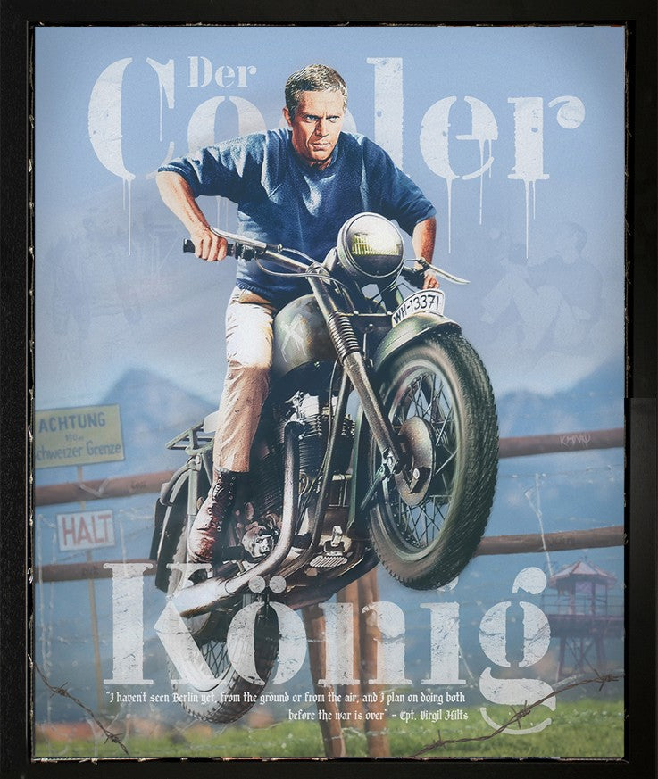 JJ Adams - 'Cooler Konig' - Framed Limited Edition