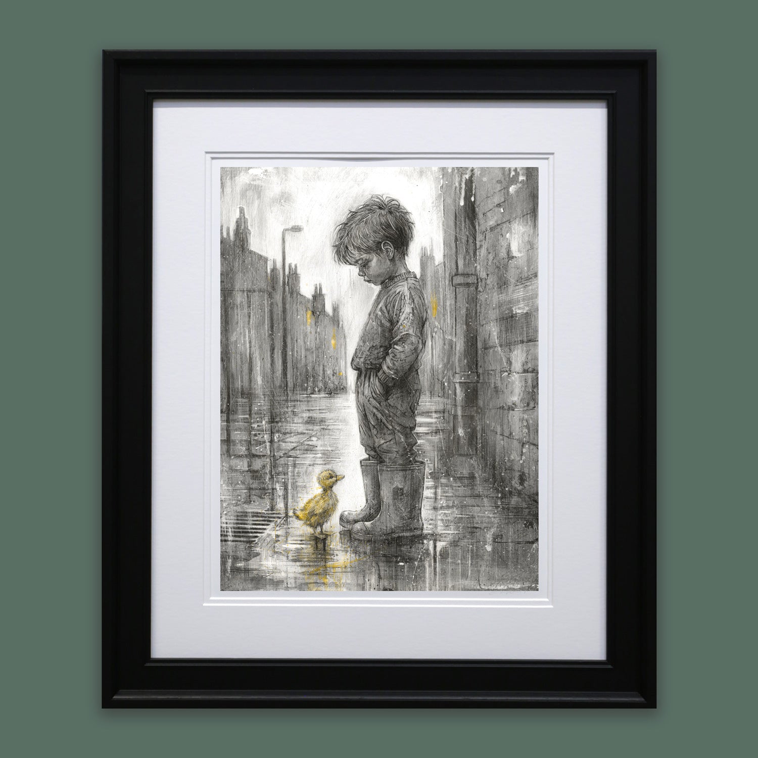 Craig Everett  - 'Waddles And Puddles'- Framed Limited Edition