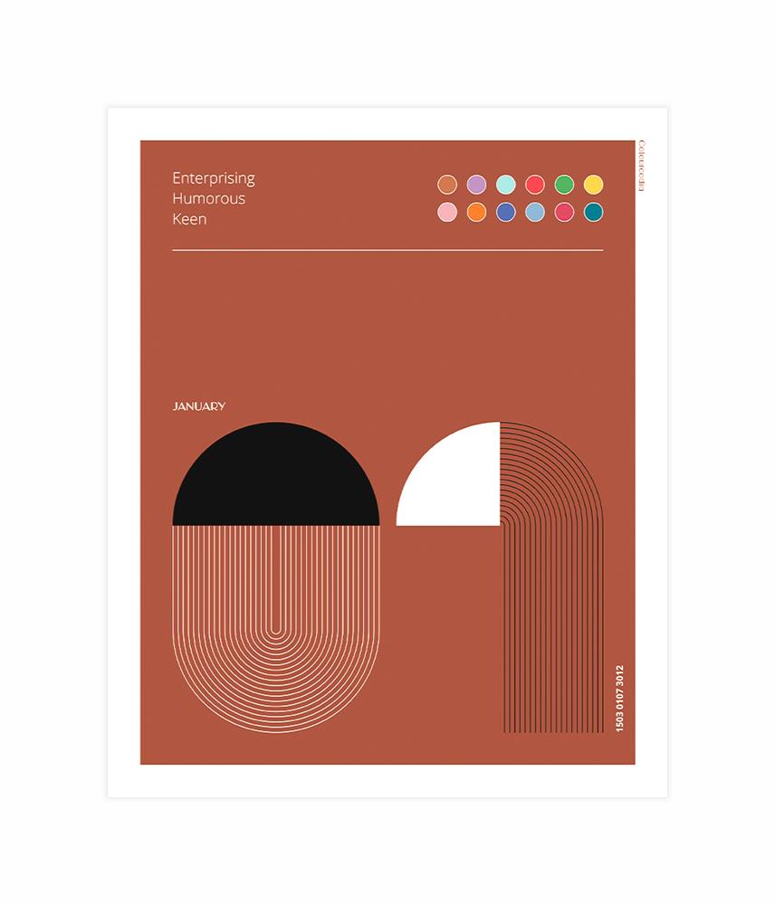 Bernhardt & Cooper Colourcodia - '1st Of January' - What's Your Special Date!