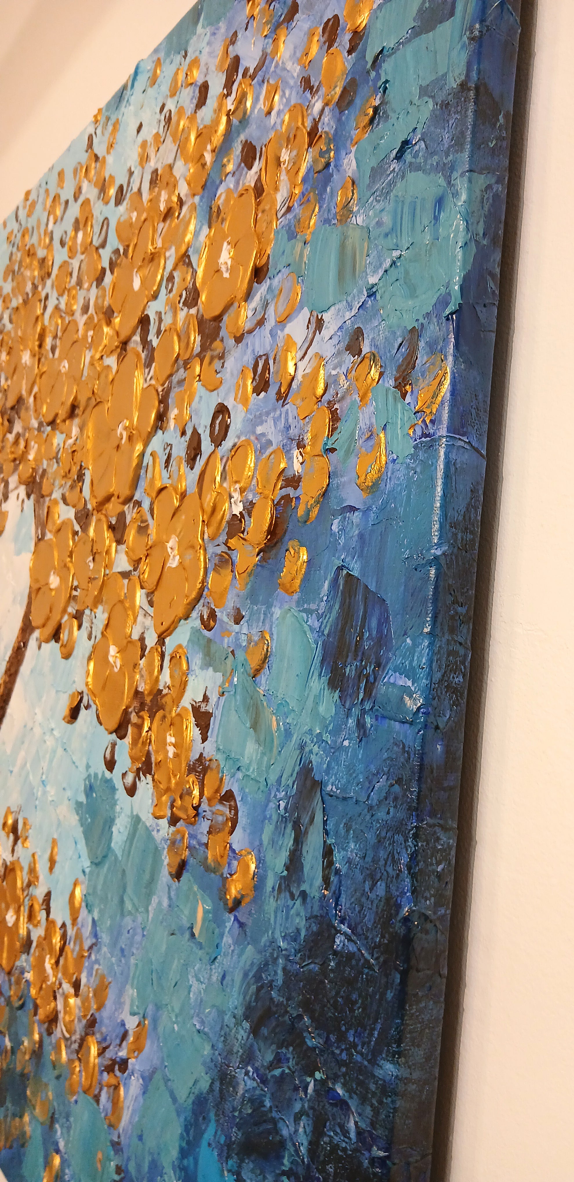 'Golden Willow' - Stretched Canvas Original Art